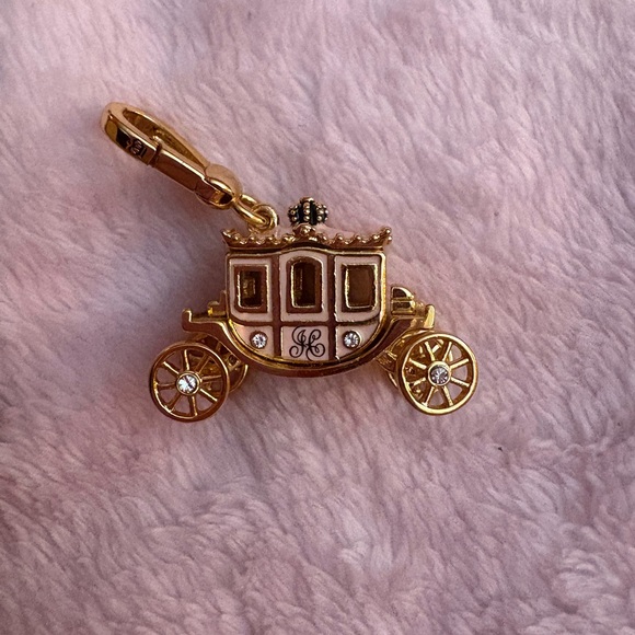 Juicy Couture Pink and Gold Coach Carriage Charm - Picture 1 of 5
